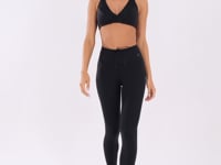 Top Fitness Feminino Nadador Preto Oasis Dlk