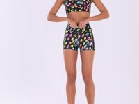 Short Fitness Feminino Estampado Neon Euphoric Printed Dlk