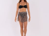 Saia Pareô Feminina Estampada Orla Geométrica Al Mare Dlk