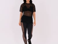 Blusa De Tela Feminina Preto Harmony Dlk