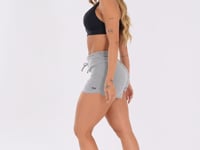 Short Moletom Mescla Com Cadarço Dlk