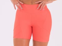 Short Coral Com Recorte Duplo Lateral Básico Dlk