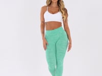 Calça Legging Nation Com Bolso No Cós Verde Dlk
