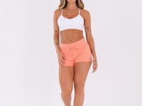 Short Moletom Coral Com Cadarço Dlk