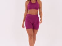 Bermuda Fitness Feminina Vinho Logomania Reflections Dlk