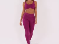 Legging Fitness Feminina Vinho Logomania Reflections Dlk