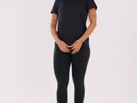 Blusa T-shirt Feminina Preto Reflections Dlk