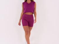 Cropped Mullet Feminino Vinho Com Maxi Cava Reflections Dlk