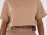 Cropped T-shirt Feminino De Algodão Nude Lush Dlk