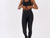 Top Fitness Feminino Preto Com Alças Cruzadas De Elástico Lush Dlk