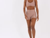 Short Fitness Feminino Nude Com Recortes Lush Dlk
