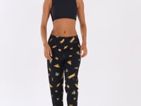 Calça Feminina Moletinho Estampado Insetos Lush Dlk