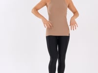 Camiseta Fitness Feminina Nude Modelo Nadador Canelada Lush Dlk