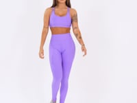 Legging Fitness Feminina Lavanda Aura Dlk