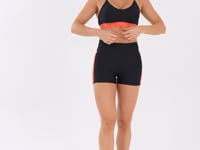 Top Fitness Feminino Preto Com Elástico Coral Energy Dlk