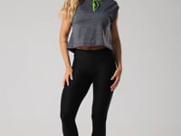 Cropped Com Capuz Nation Grafite Dlk