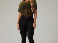 Blusa Feminina De Tule Estampada Authentic Verde Printed Dlk