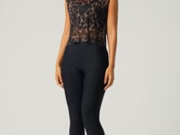 Cropped Feminino De Tule Estampado Onça Animal Printed Dlk