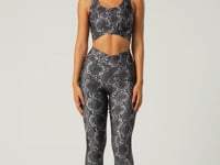 Legging Fitness Feminina Com Cós Transpassado Estampada Cobra Animal Printed Dlk