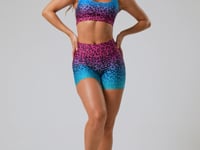 Top Fitness Feminino New Printed Estampado Onça Color Dlk