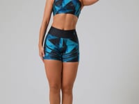 Short Fitness Feminino New Printed Estampado Splinter Dlk