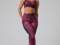 Legging Fitness Feminina New Printed Estampada Gradil Pink Dlk
