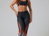 Top Fitness Feminino New Printed Estampado Mix Geo Dlk