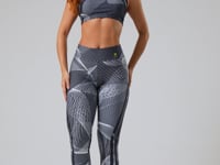 Top Fitness Feminino Com Bojo New Printed Estampado Gradil Dlk