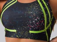 Top Fitness Feminino Nadador New Printed Estampado Sparkle Dlk
