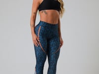 Legging Fitness Feminino New Printed Estampada Soup Azul Dlk