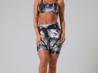 Bermuda Fitness Feminina New Printed Estampada Fire Black Dlk