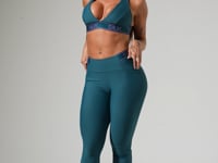 Legging Fitness Feminina Com Bolsos E Elástico No Cós Activity Dlk Verde
