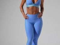 Legging Fitness Feminina Com Elástico Lateral Activity Dlk Azul
