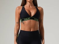 Bermuda Fitness Feminina Com Elástico Largo Lateral Activity Dlk Preto