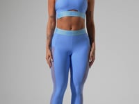 Top Fitness Feminino Com Elástico Na Base E Tule Activity Dlk Azul