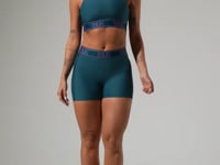 Short Fitness Feminino Com Elásticos No Cós E Na Lateral Activity Dlk Verde