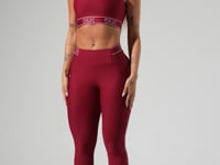 Top Fitness Feminino Com Bojo E Costas Vazadas Com Elástico Activity Dlk Vermelho Cereja