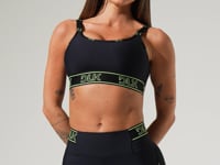 Top Fitness Feminino Com Bojo E Alças Duplas De Elástico Activity Dlk Preto