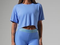 Cropped Feminino Com Elástico Nas Costas Activity Dlk Azul