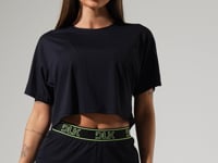 Cropped Feminino Com Elástico Nas Costas Activity Dlk Preto
