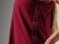Cropped Regata Feminino Com Elástico Na Lateral Activity Dlk Vermelho Cereja