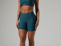 Bermuda Fitness Feminina Com Elástico Estreito Lateral Activity Dlk Verde