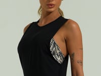 Vestido Saída De Praia Com Maxi Cava Solaris Dlk Preto
