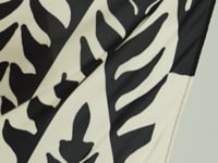 Canga Saída De Praia Solaris Dlk Estampada Boho Chevron Preto