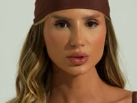 Lenço Feminino Solaris Dlk Marrom