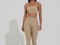 Legging Fitness Feminina Nude Canelada Action Dlk