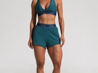 Short Fitness Feminino Soltinho Com Elástico No Cós Activity Dlk Verde
