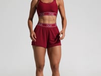 Short Fitness Feminino Soltinho Com Elástico No Cós Activity Dlk Vermelho Cereja