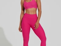 Legging Fitness Feminina Pink Elástico Lateral Action Dlk