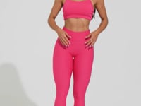 Legging Fitness Feminina Pink Canelada Action Dlk
